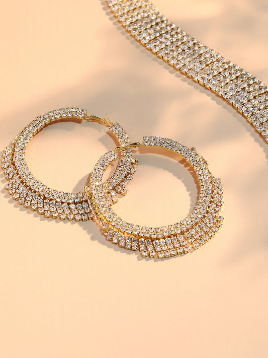 Silver Plated Designer Casual Hoop Earring