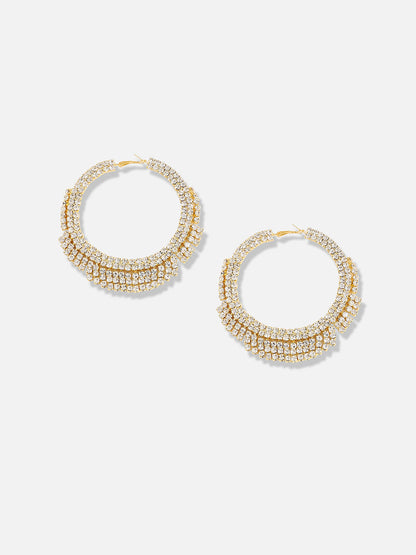 Silver Plated Designer Casual Hoop Earring