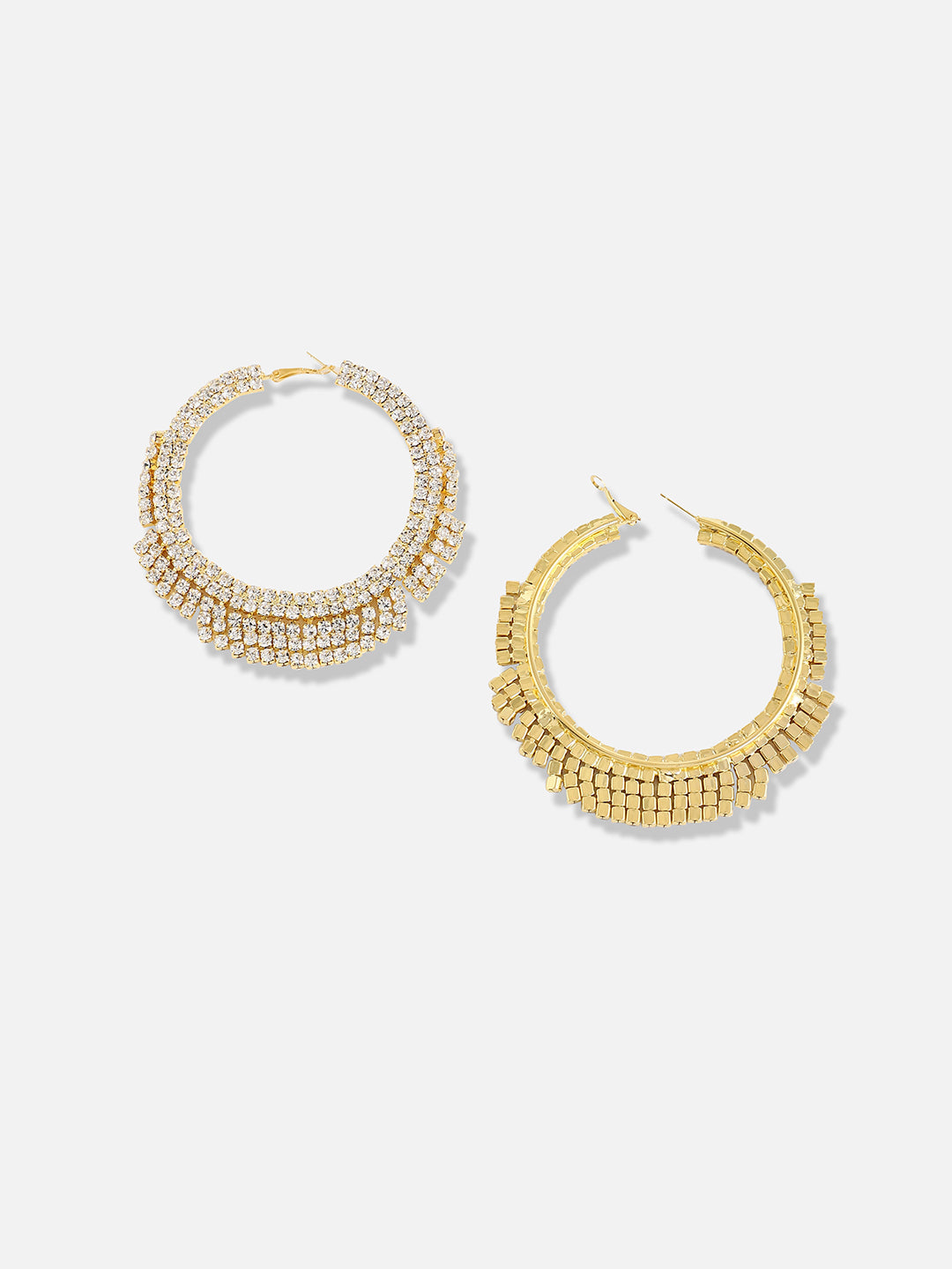 Silver Plated Designer Casual Hoop Earring