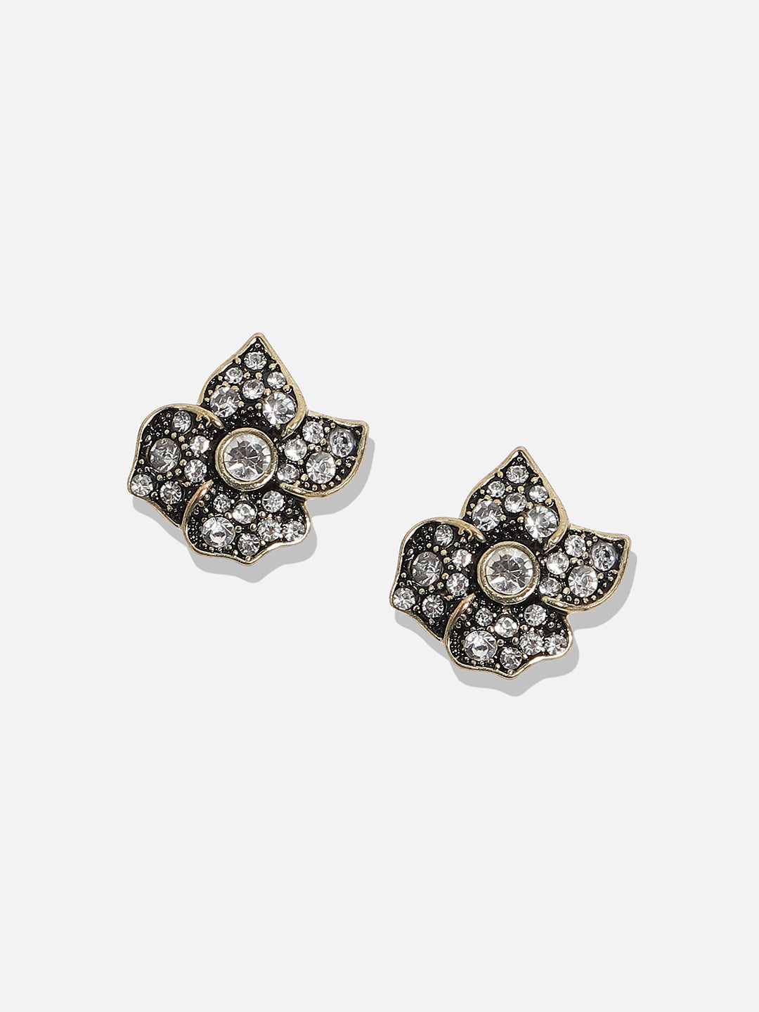 Embellished Flower Stud