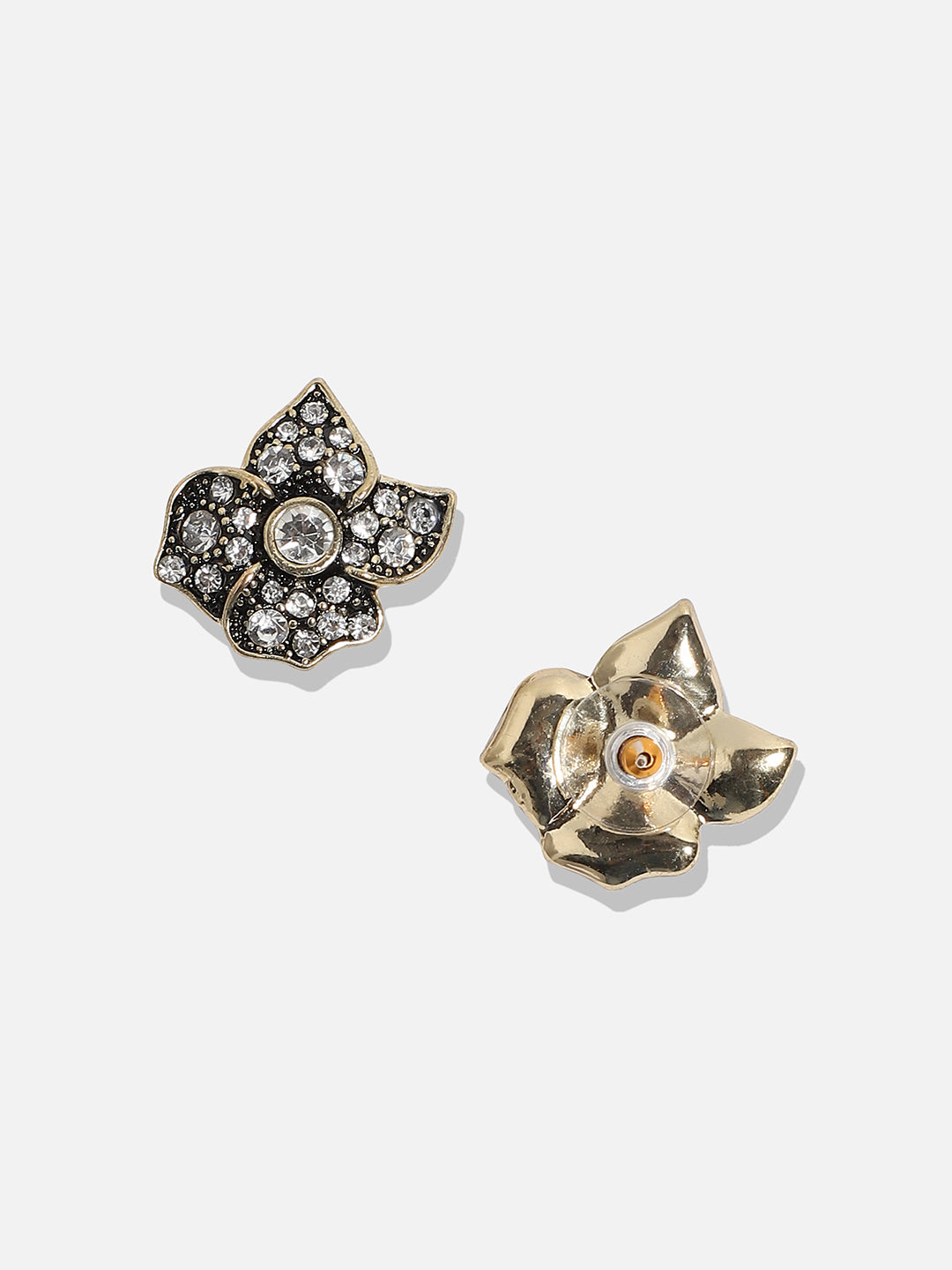 Embellished Flower Stud