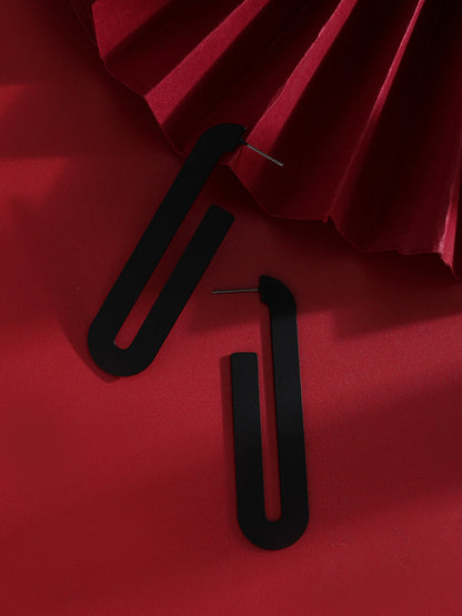 Sleek Hoop Earrings