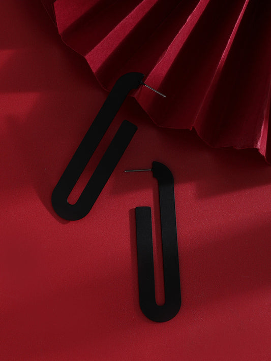 Sleek Hoop Earrings