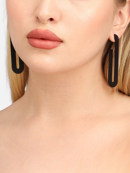 Sleek Hoop Earrings