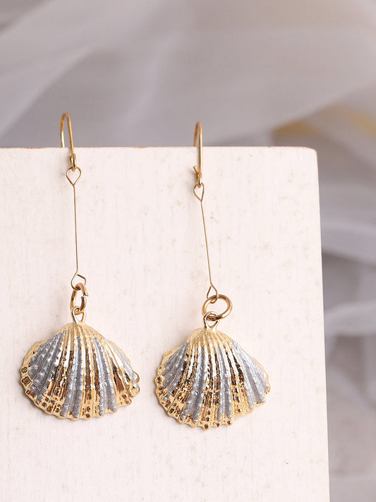GOLD PLATED PARTY DESIGNER DROP EARRING FOR WOMEN