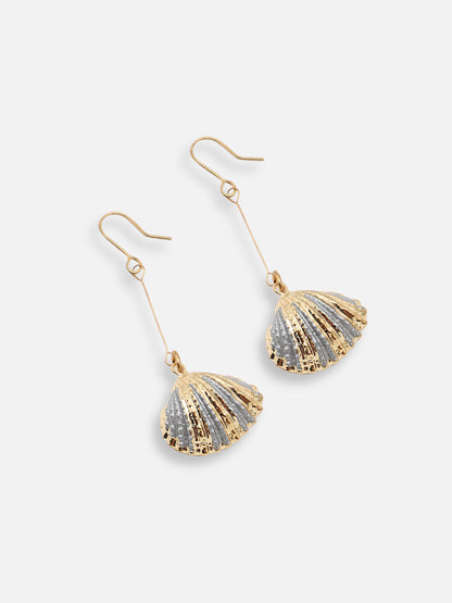 GOLD PLATED PARTY DESIGNER DROP EARRING FOR WOMEN