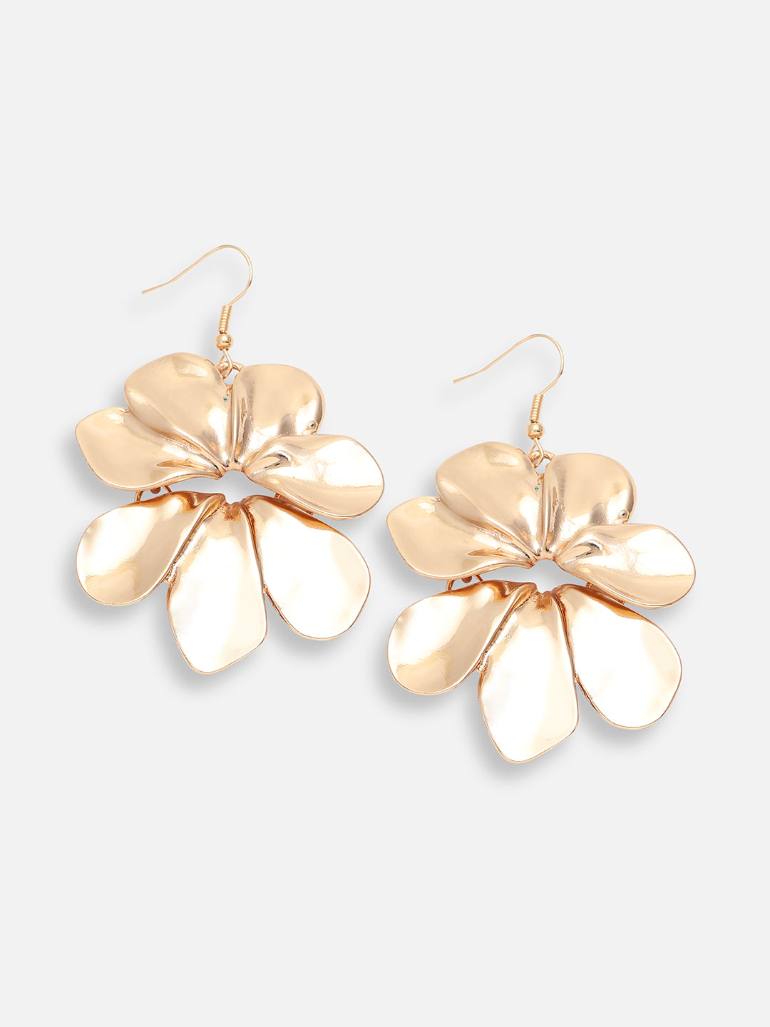 GOLD PLATED PARTY DESIGNER DROP EARRING FOR WOMEN