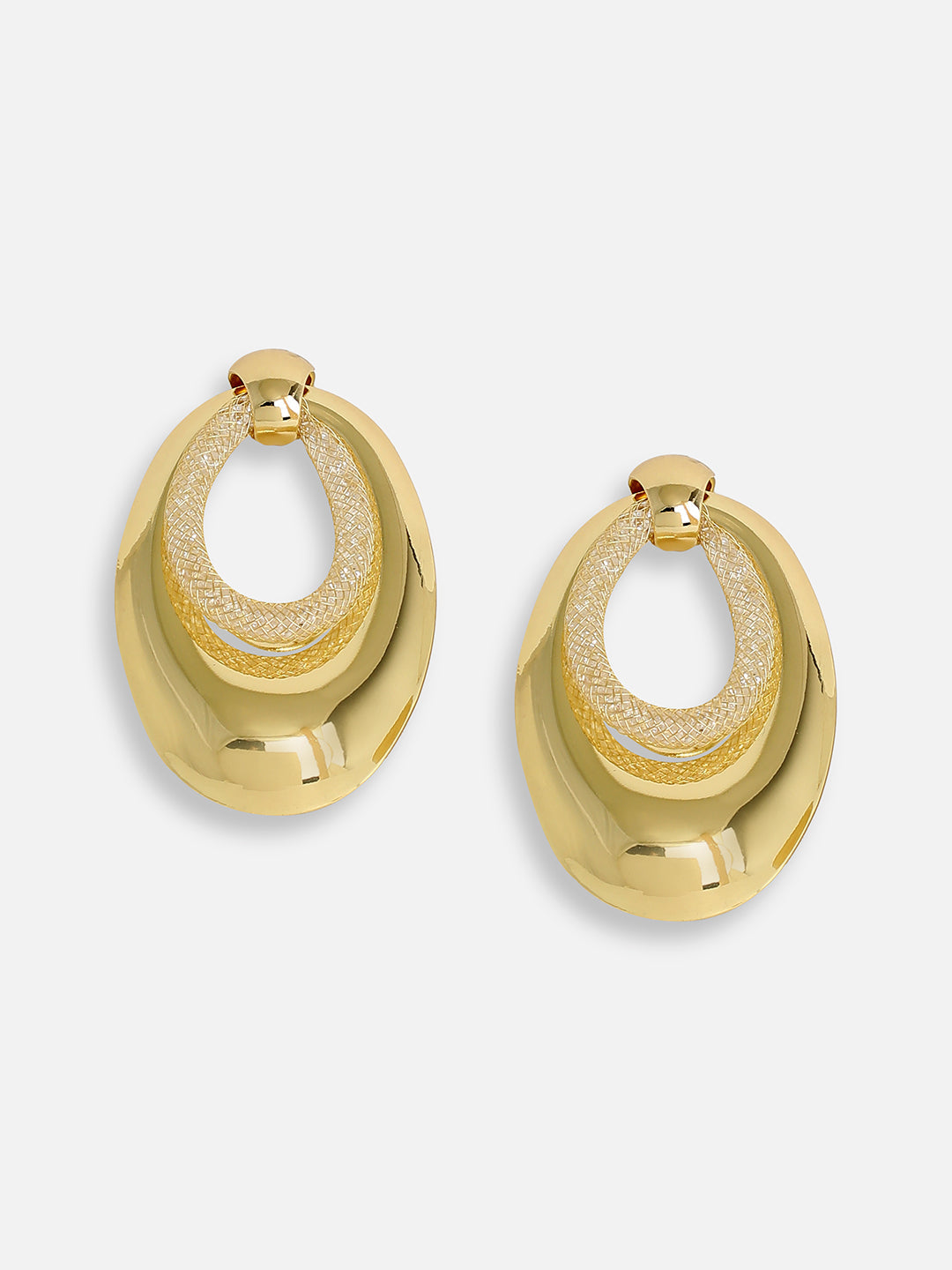 GOLD PLATED PARTY DESIGNER DROP EARRING FOR WOMEN