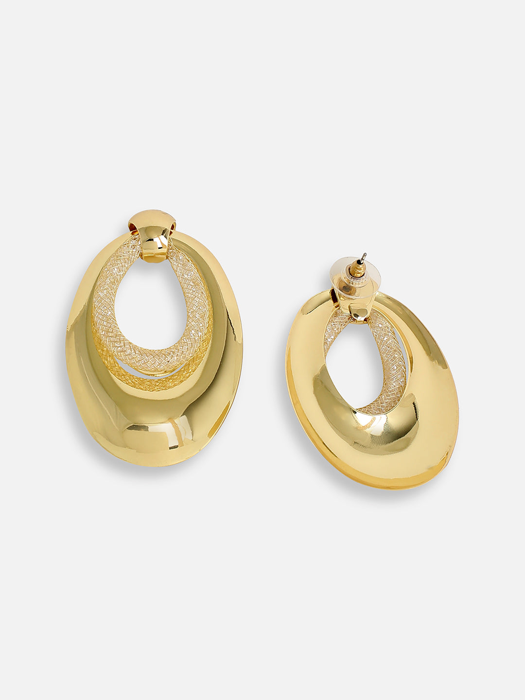 GOLD PLATED PARTY DESIGNER DROP EARRING FOR WOMEN