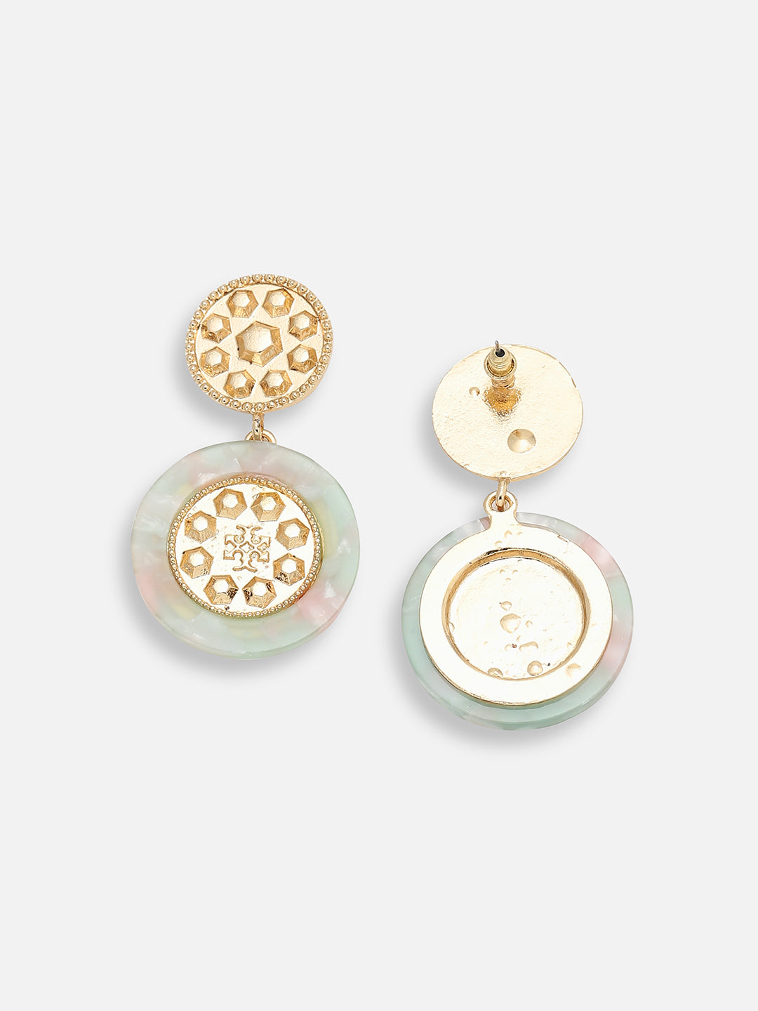 GOLD PLATED PARTY DESIGNER DROP EARRING FOR WOMEN