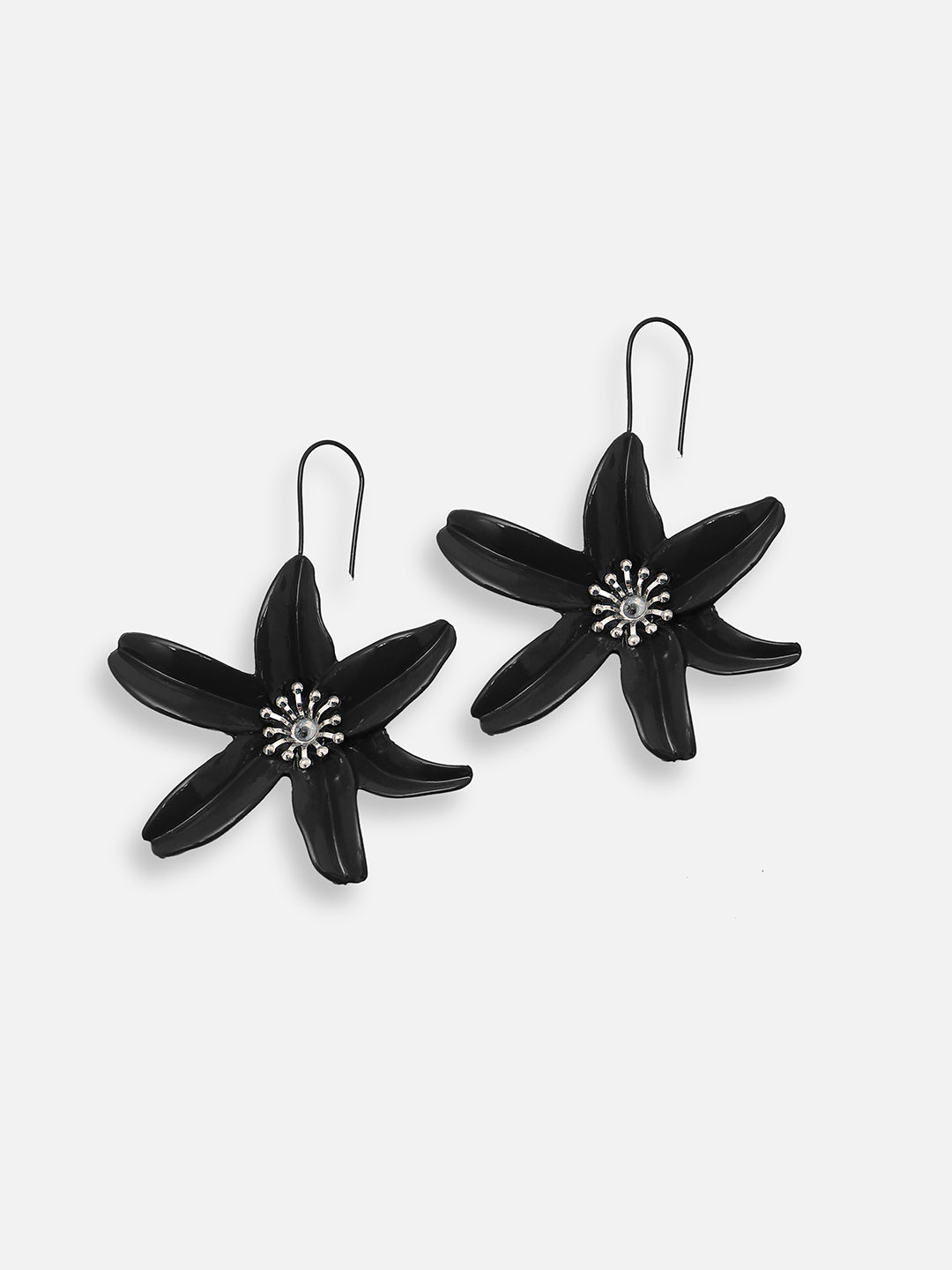 GOLD PLATED PARTY DESIGNER STONE DROP EARRING FOR WOMEN