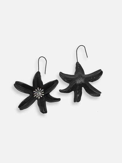 GOLD PLATED PARTY DESIGNER STONE DROP EARRING FOR WOMEN