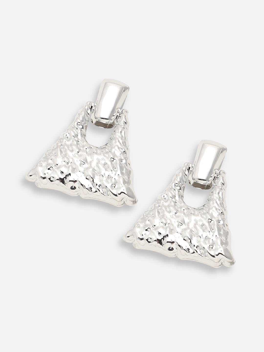 SILVER PLATED PARTY DESIGNER DROP EARRING FOR WOMEN