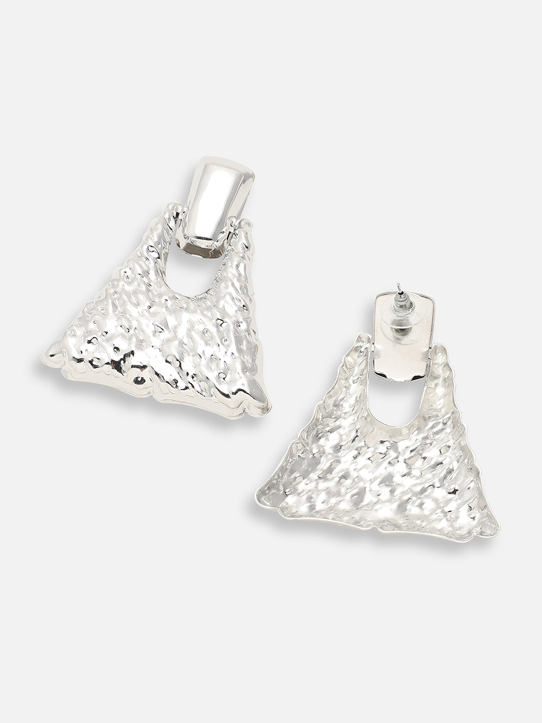 SILVER PLATED PARTY DESIGNER DROP EARRING FOR WOMEN