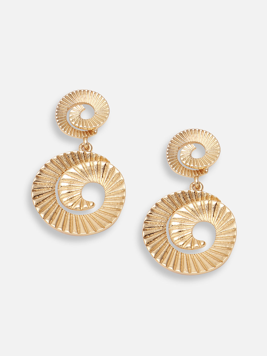GOLD PLATED PARTY DESIGNER DROP EARRING FOR WOMEN