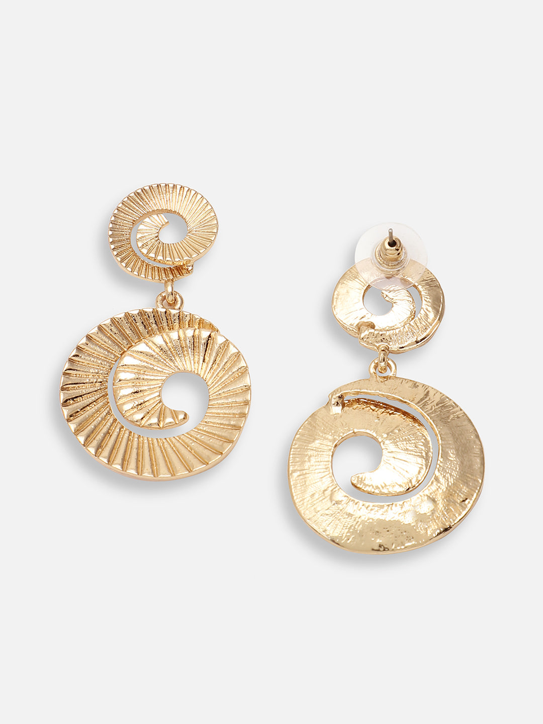 GOLD PLATED PARTY DESIGNER DROP EARRING FOR WOMEN