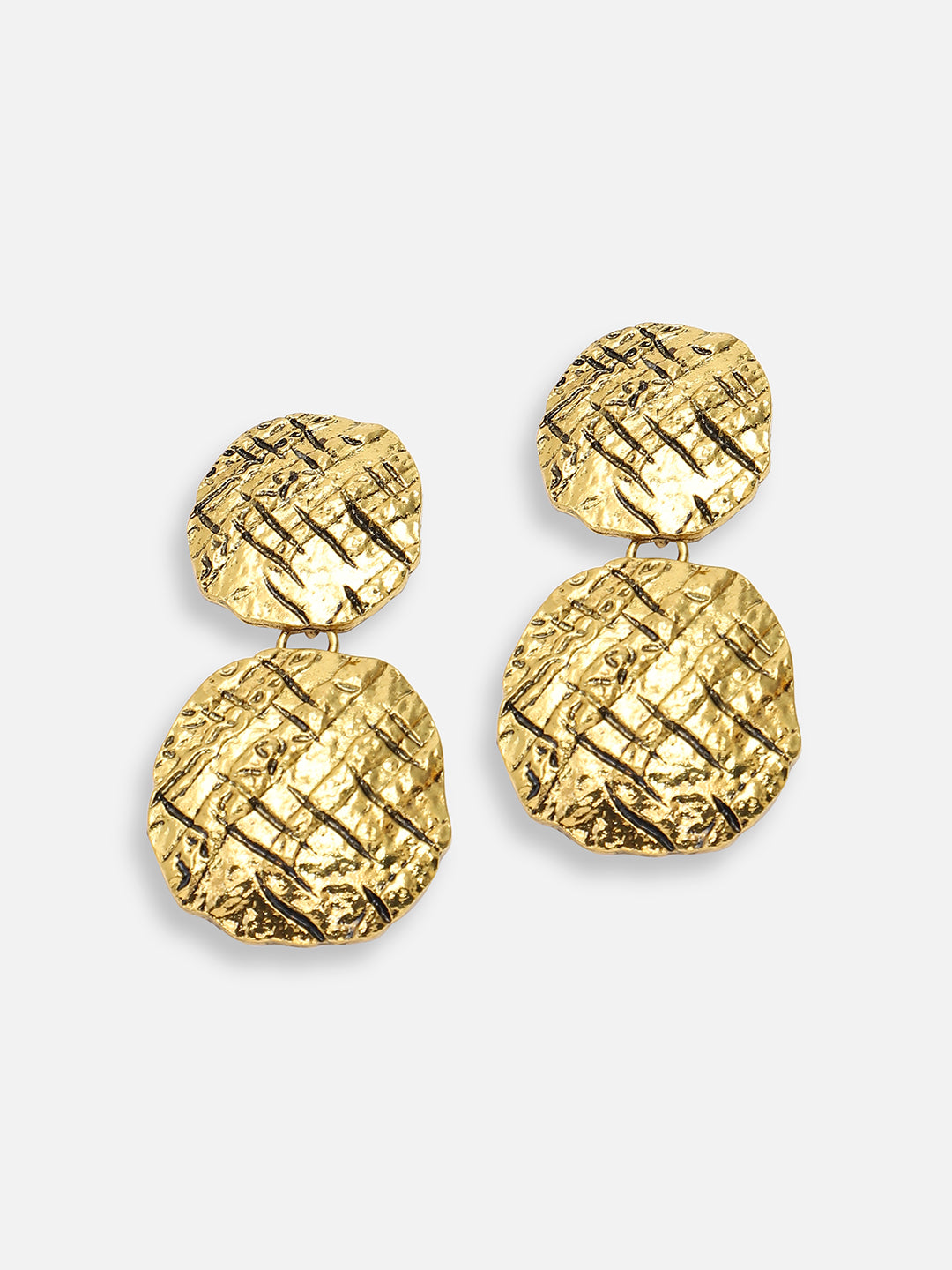 GOLD PLATED PARTY DESIGNER DROP EARRING FOR WOMEN