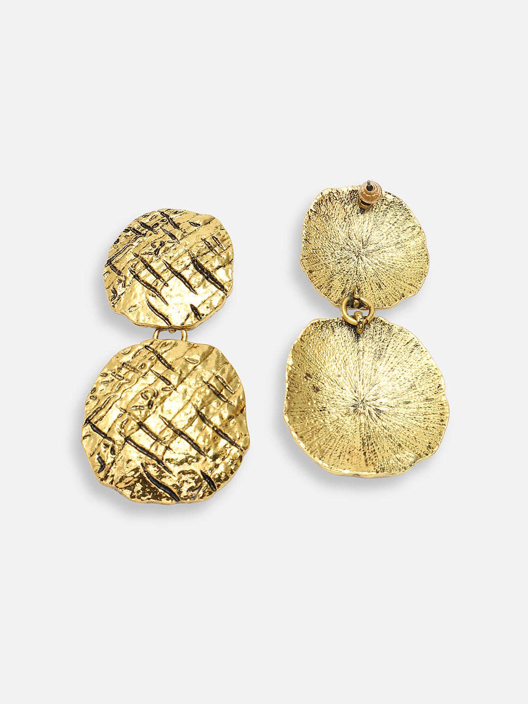 GOLD PLATED PARTY DESIGNER DROP EARRING FOR WOMEN