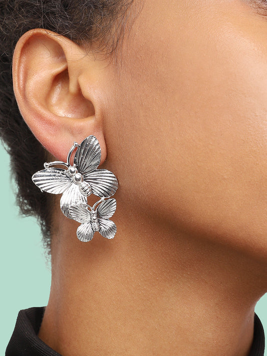 GOLD PLATED PARTY DESIGNER STUD FOR WOMEN