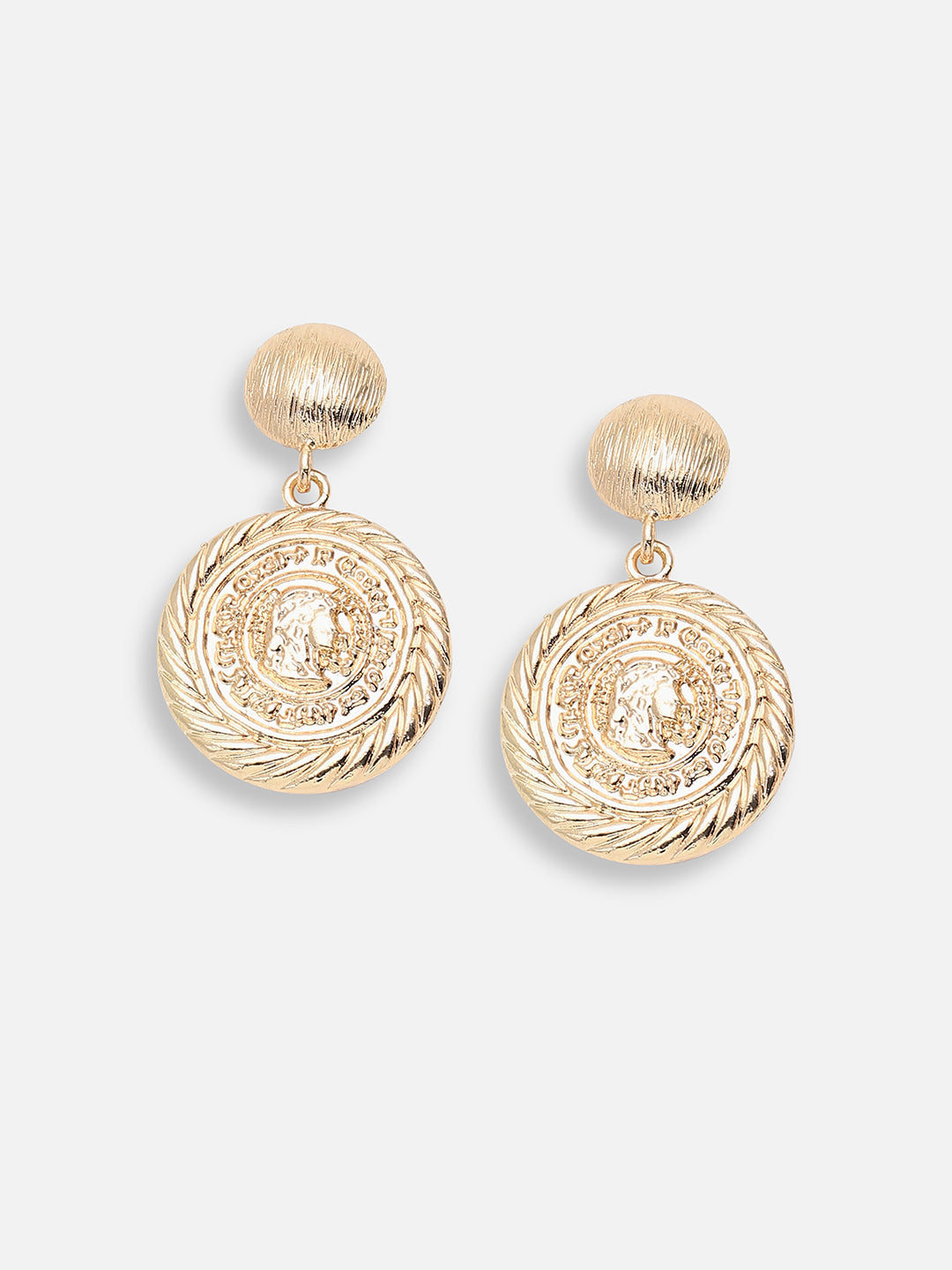 GOLD PLATED PARTY DESIGNER DROP EARRING FOR WOMEN