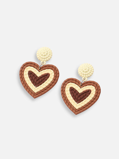 GOLD PLATED PARTY DESIGNER DROP EARRING FOR WOMEN