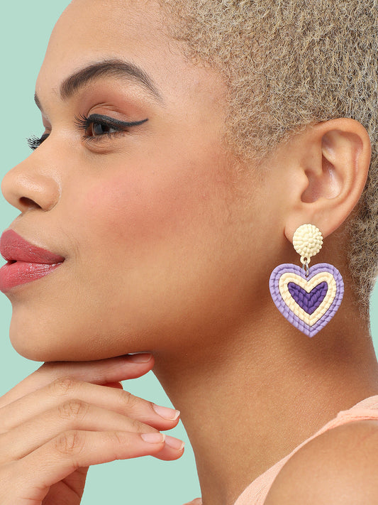 GOLD PLATED PARTY DESIGNER DROP EARRING FOR WOMEN