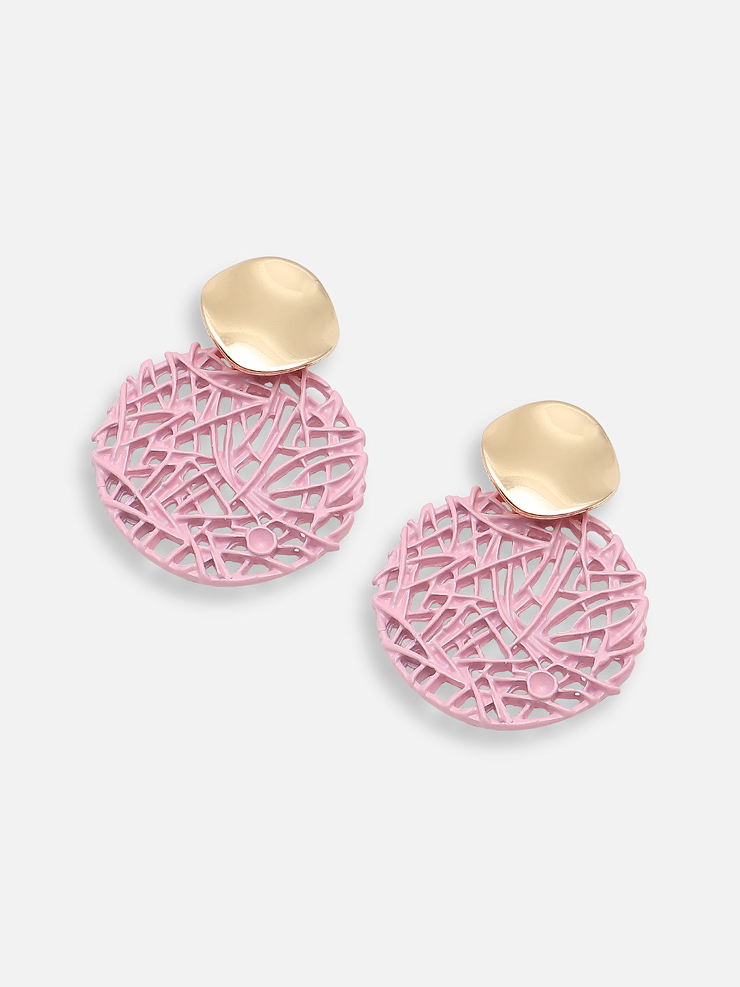 GOLD PLATED PARTY DESIGNER DROP EARRING FOR WOMEN