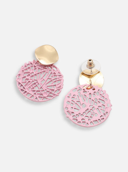 GOLD PLATED PARTY DESIGNER DROP EARRING FOR WOMEN