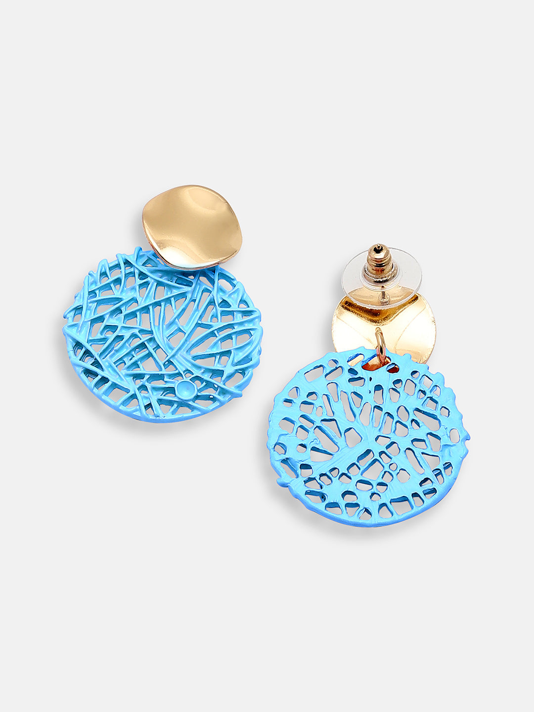 GOLD PLATED PARTY DESIGNER DROP EARRING FOR WOMEN