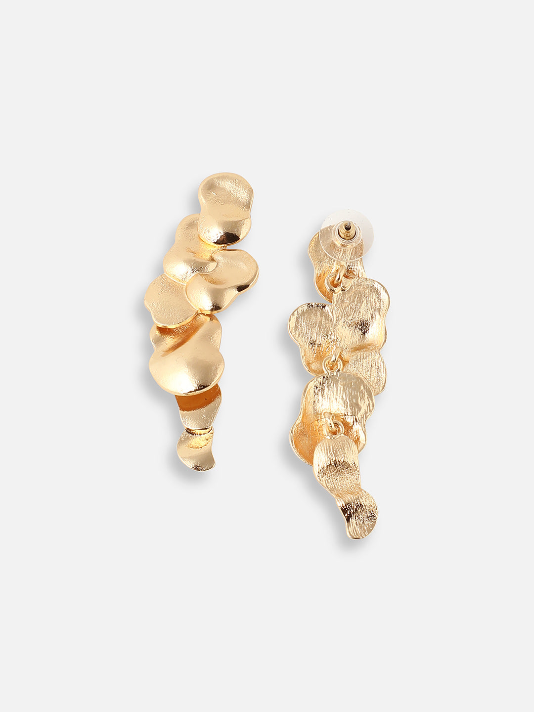 GOLD PLATED DESIGNER STONE EARRINGS