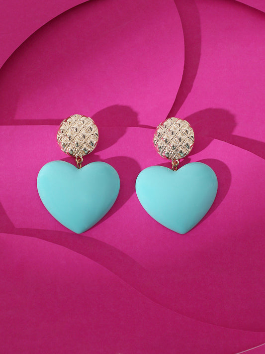 GOLD PLATED PARTY DESIGNER DROP EARRING FOR WOMEN