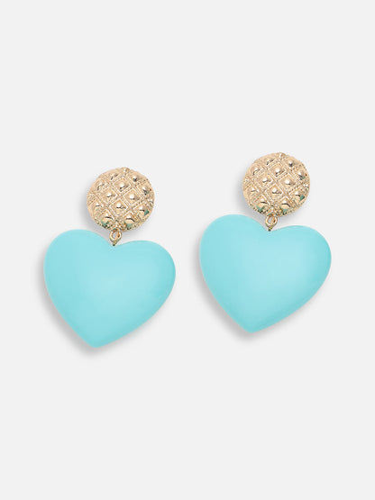 GOLD PLATED PARTY DESIGNER DROP EARRING FOR WOMEN
