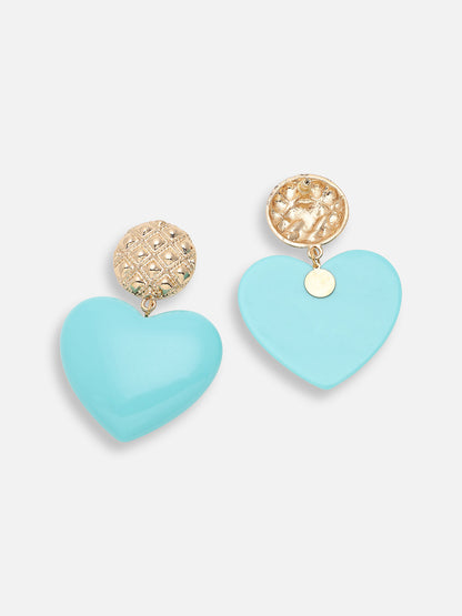 GOLD PLATED PARTY DESIGNER DROP EARRING FOR WOMEN