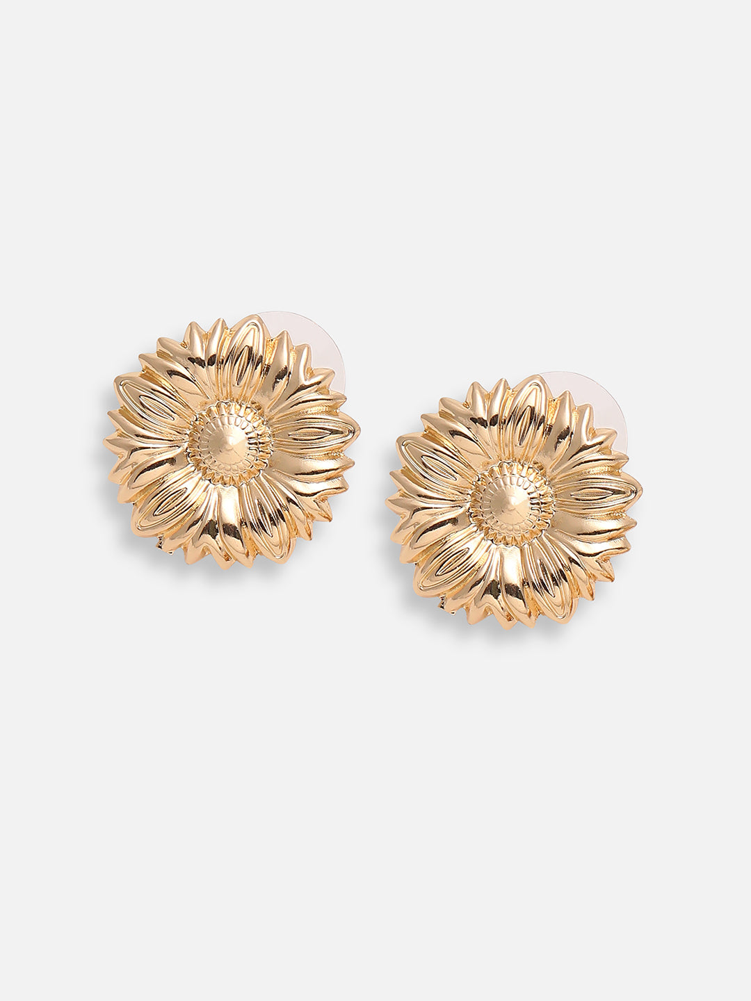 GOLD PLATED PARTY DESIGNER STUD FOR WOMEN