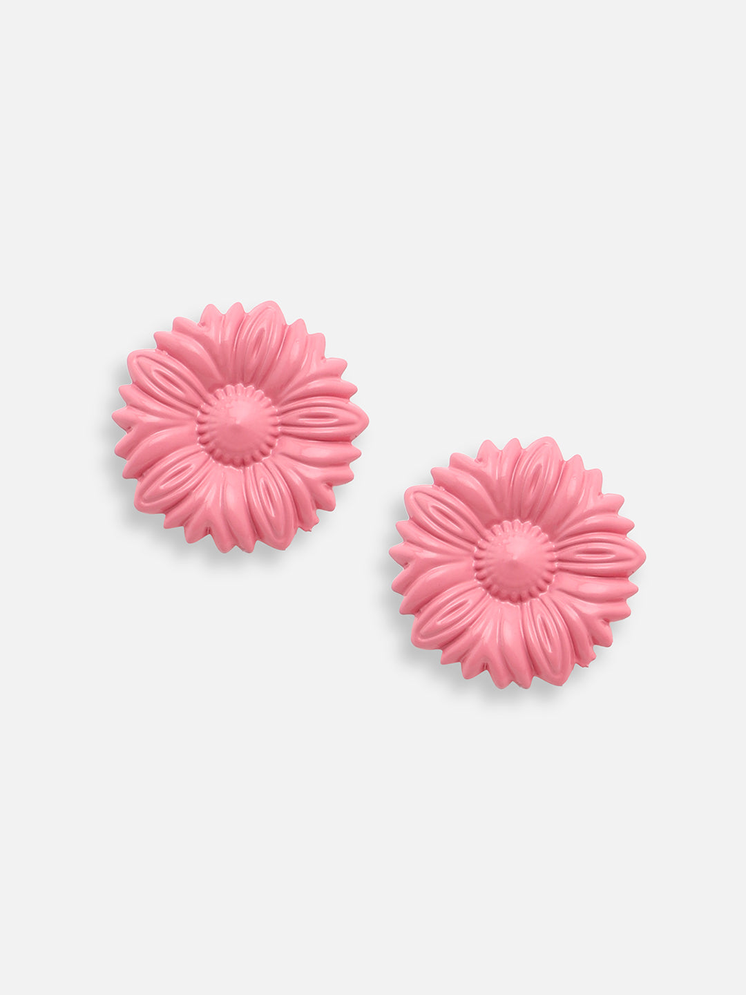 GOLD PLATED PARTY DESIGNER STONE STUD FOR WOMEN