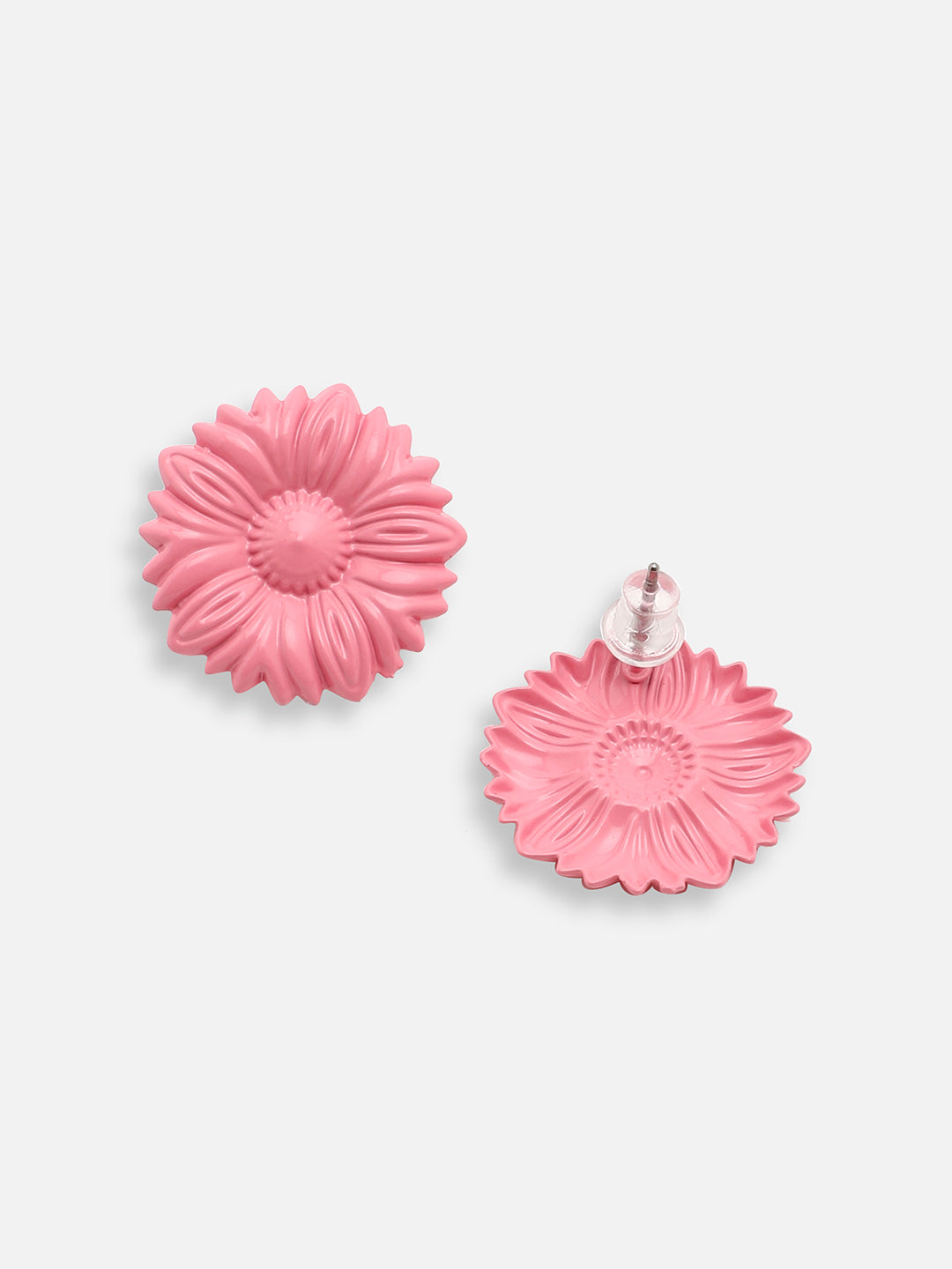GOLD PLATED PARTY DESIGNER STONE STUD FOR WOMEN