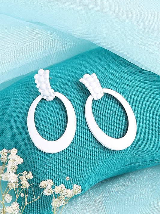 GOLD PLATED PARTY DESIGNER DROP EARRING FOR WOMEN