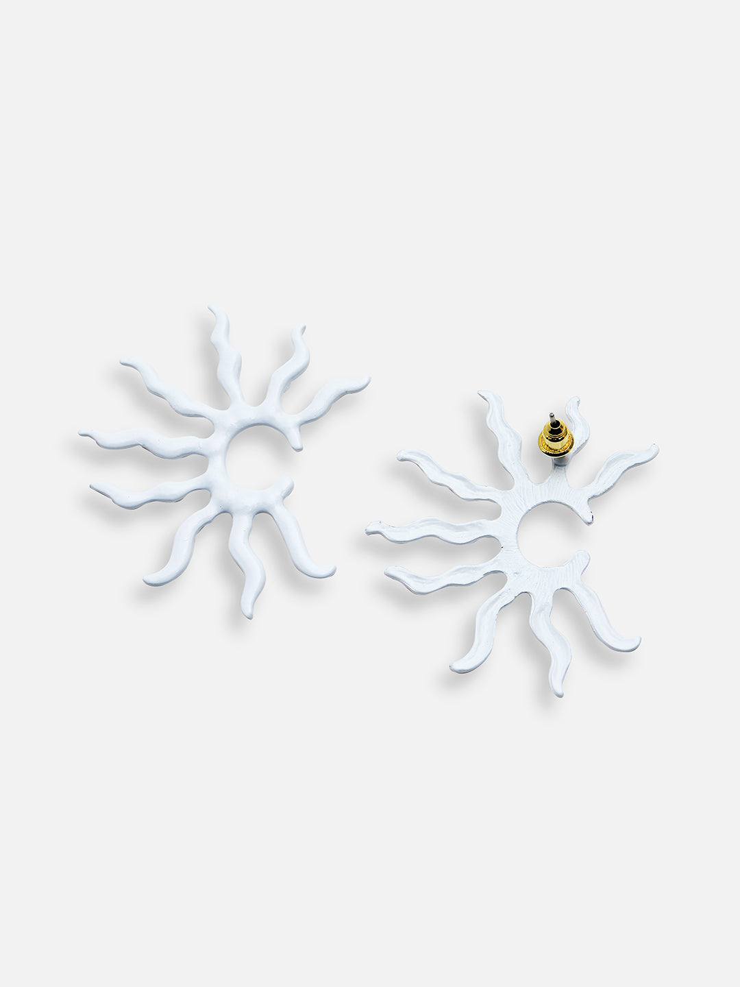 GOLD PLATED PARTY DESIGNER STUD FOR WOMEN