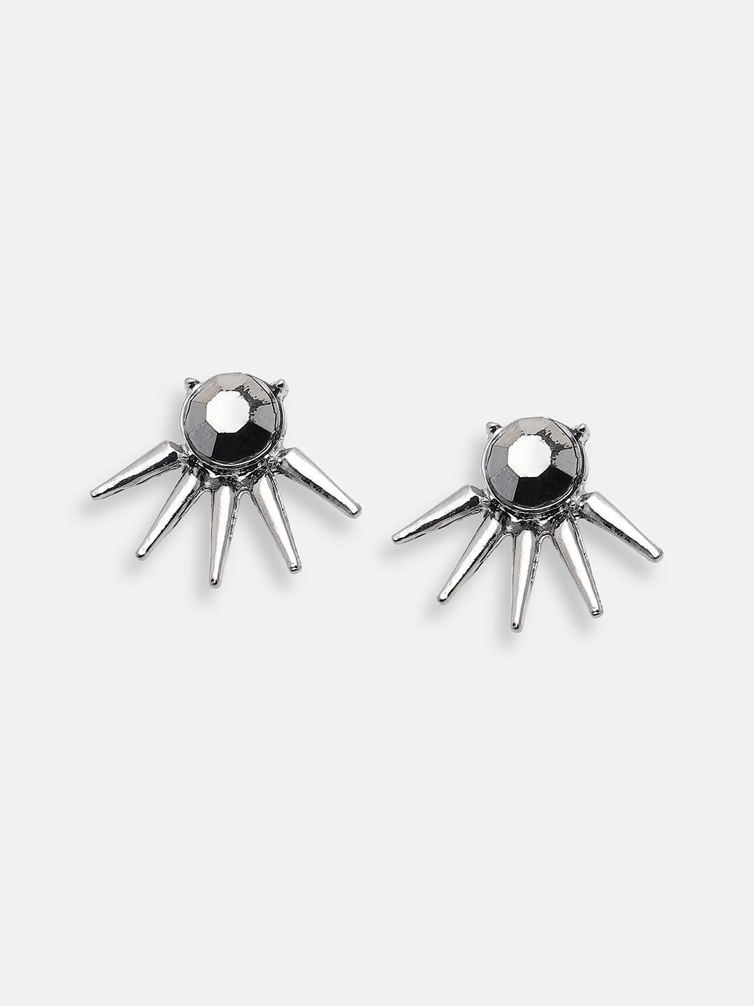 SILVER PLATED PARTY DESIGNER STUD FOR WOMEN