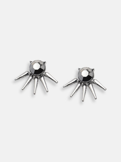 SILVER PLATED PARTY DESIGNER STUD FOR WOMEN