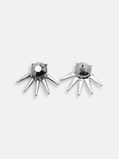 SILVER PLATED PARTY DESIGNER STUD FOR WOMEN