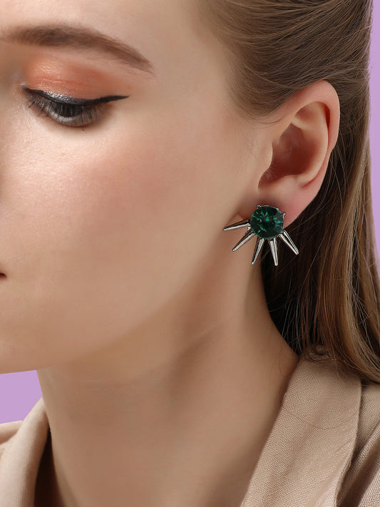 GOLD PLATED DESIGNER STUD EARRINGS