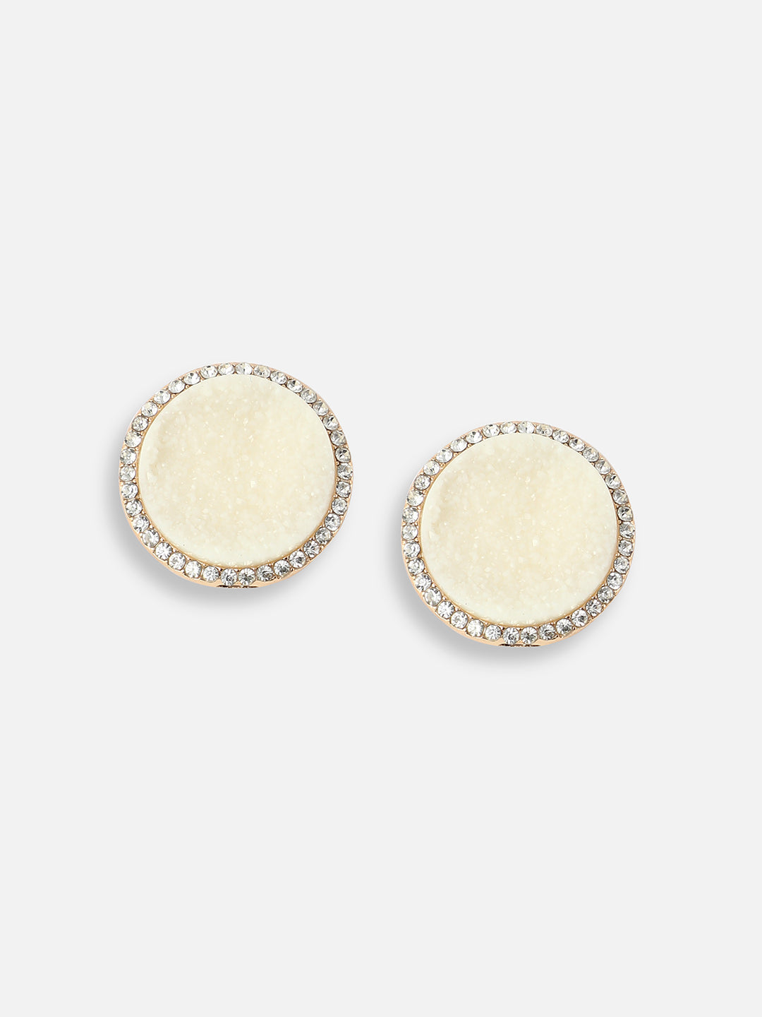 GOLD PLATED DESIGNER STUD EARRINGS