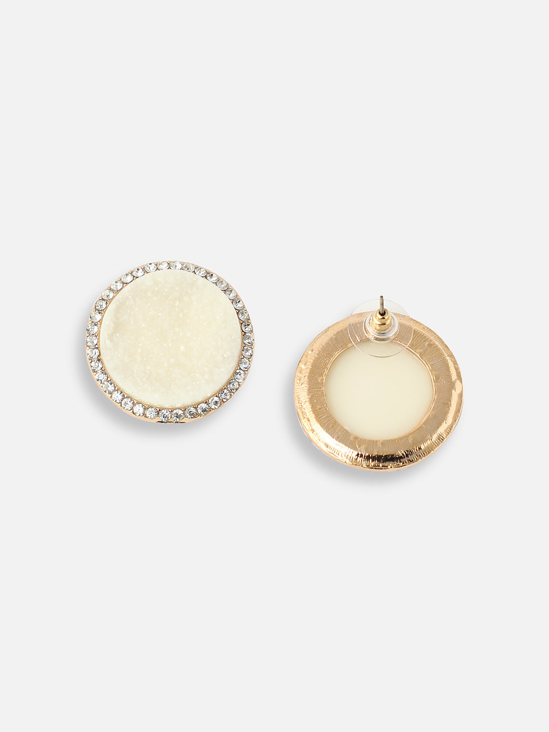 GOLD PLATED DESIGNER STUD EARRINGS