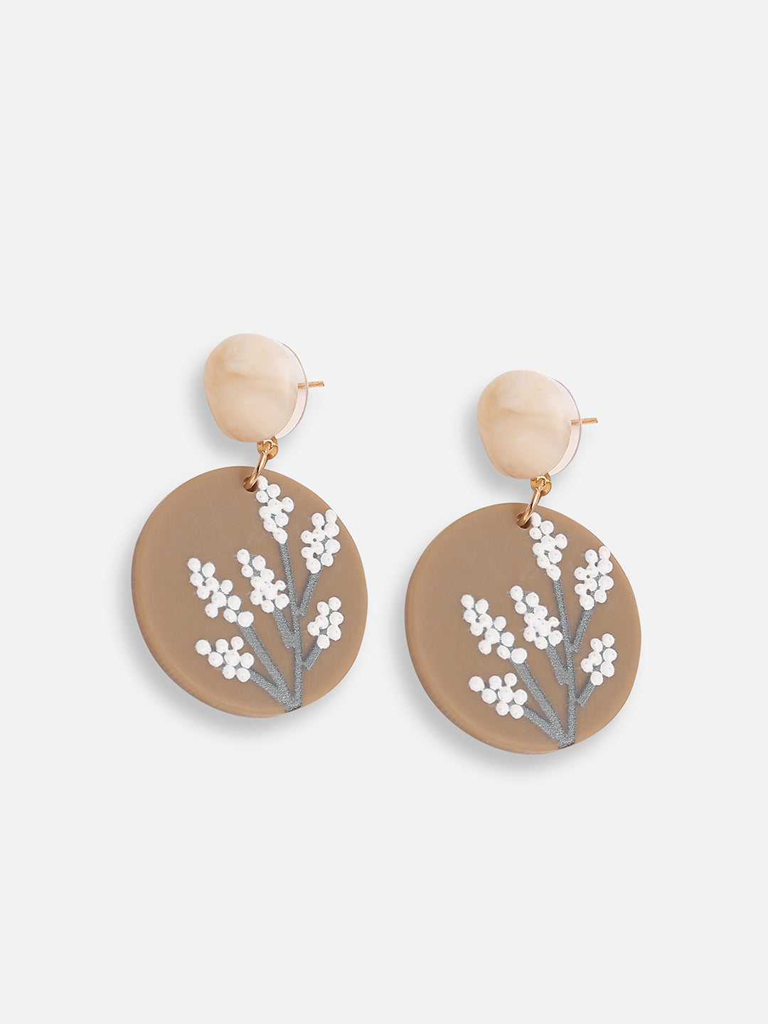 GOLD PLATED PARTY DESIGNER DROP EARRING FOR WOMEN