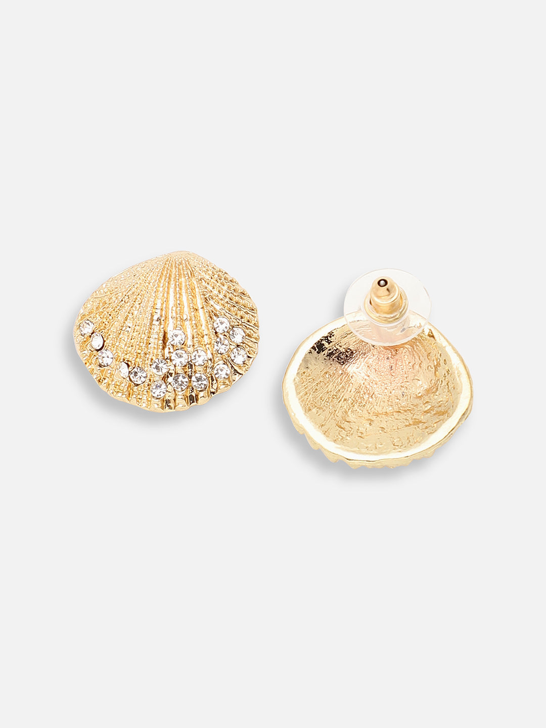 SILVER PLATED PARTY DESIGNER STONE STUD FOR WOMEN