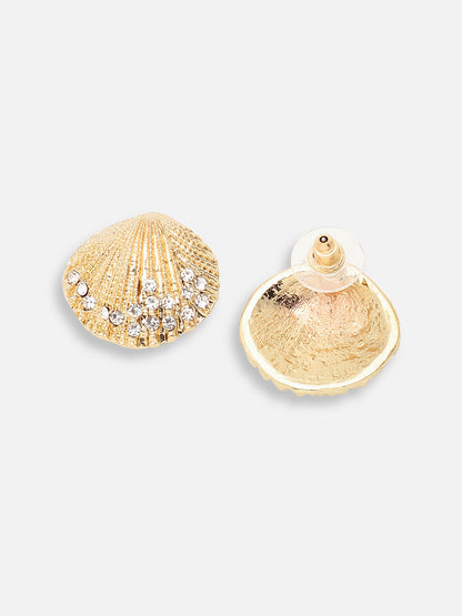 SILVER PLATED PARTY DESIGNER STONE STUD FOR WOMEN