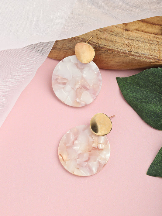 GOLD PLATED PARTY DESIGNER DROP EARRING FOR WOMEN