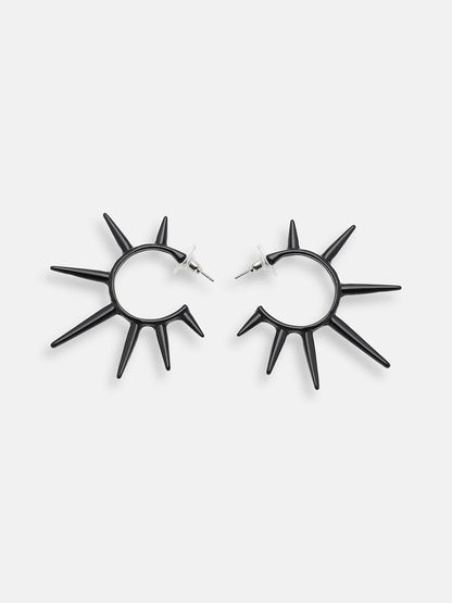 GOLD PLATED PARTY DESIGNER HOOP EARRING FOR WOMEN