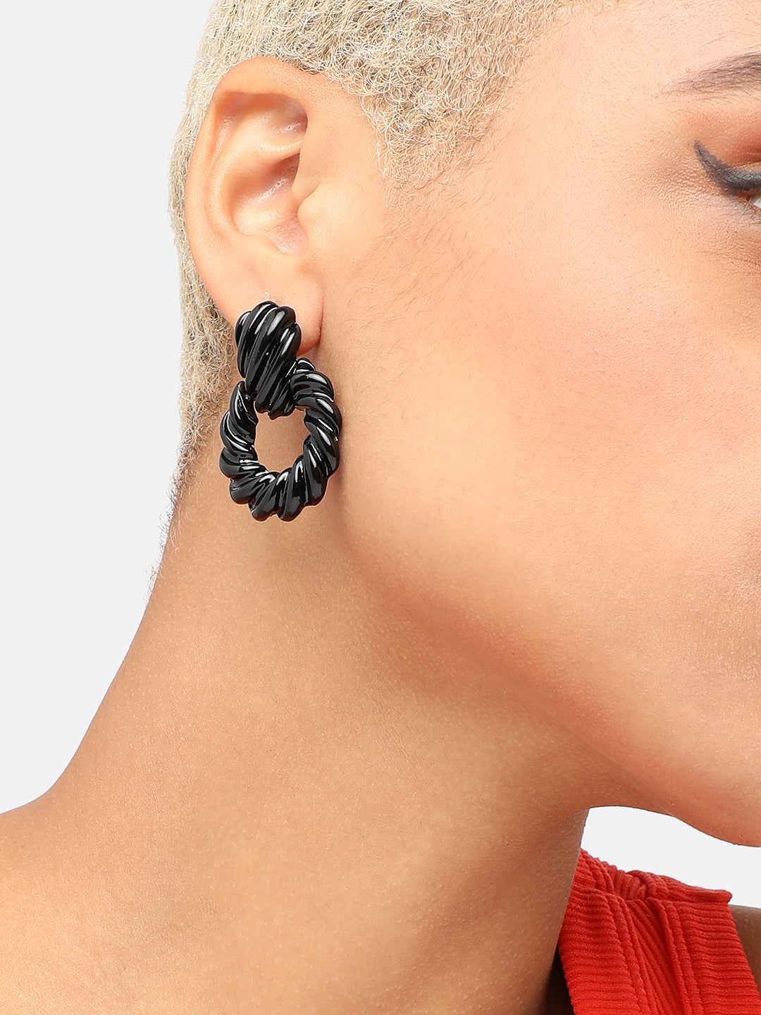 GOLD PLATED PARTY DESIGNER DROP EARRING FOR WOMEN